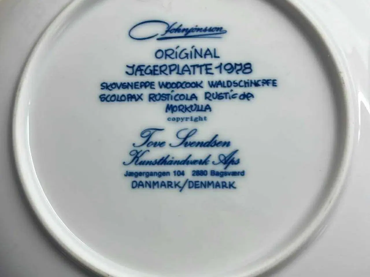 Billede 13 - 7 smukke platter fra Tove Svendsen (Jagtplatter & 