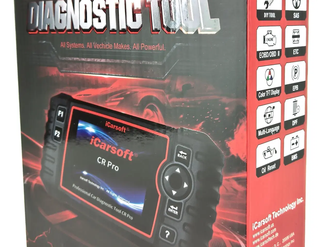 Billede 3 - iCarsoft US V2.0 Bil Specifik Scanner til EU Ford US Ford / GM (Cherolet/Buick/Cadillac/GMC)/Chrysler/Jeep/ Holden