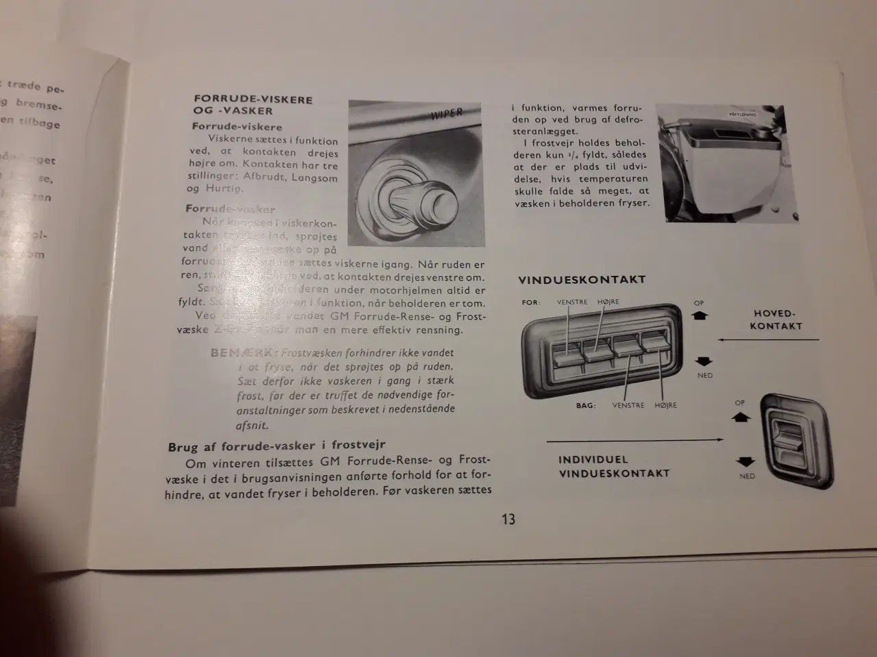 Billede 2 - Chevrolet 1961 Original Instruktionsbog på Dansk