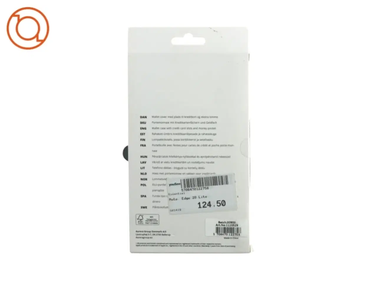 Billede 2 - Mobilcover til motorola edge 20 lite fra Essentials (str. 19 x 11 cm)