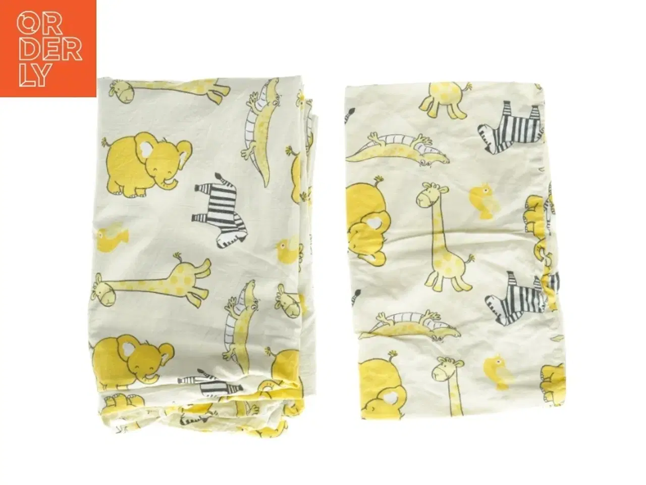 Billede 1 - Barnesengesæt med dyremønster (str. 85 x 130 cm)