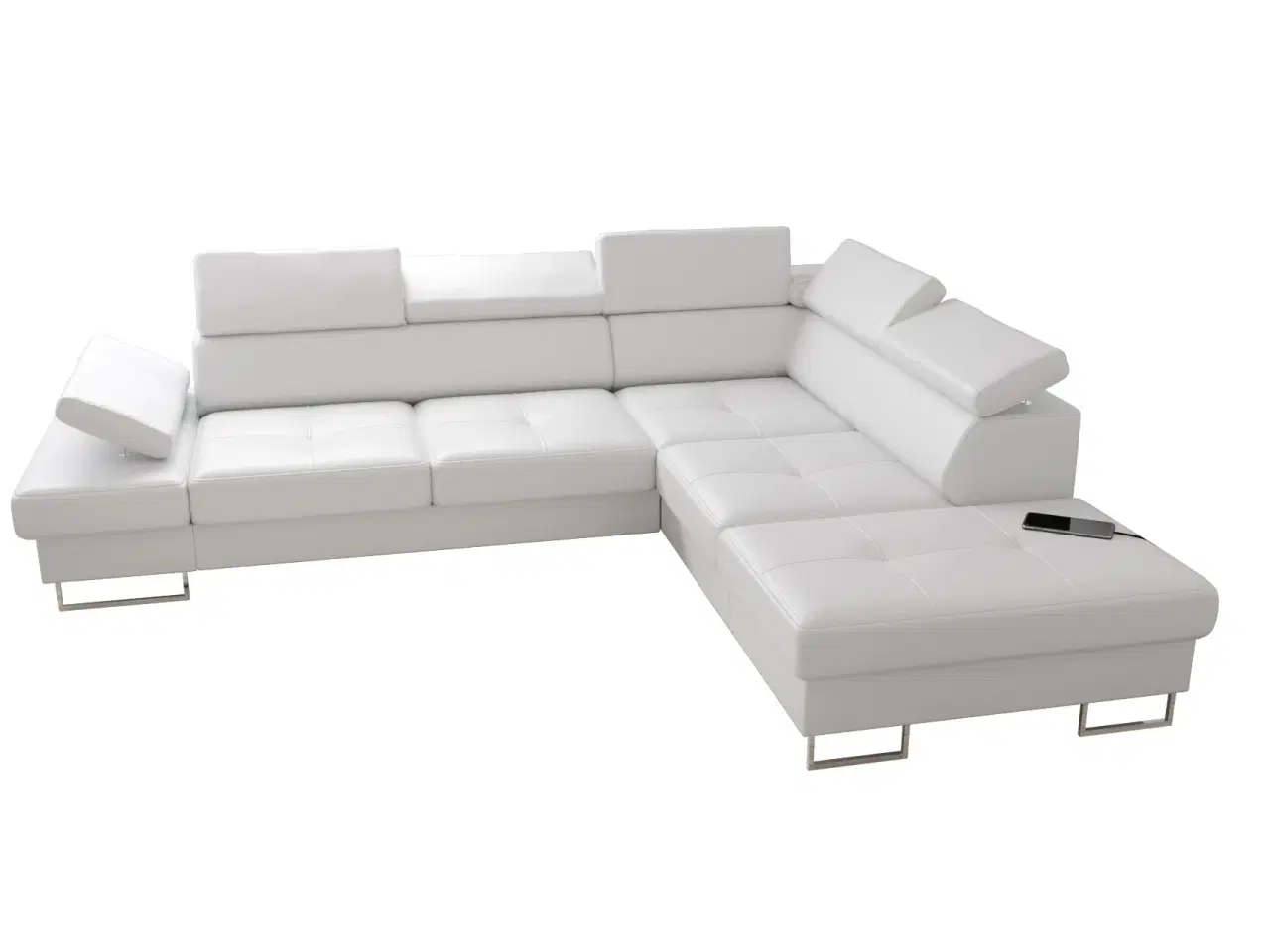 Billede 5 - GALAKSE ÆGTE LÆDER HJØRNESOFA 225X280