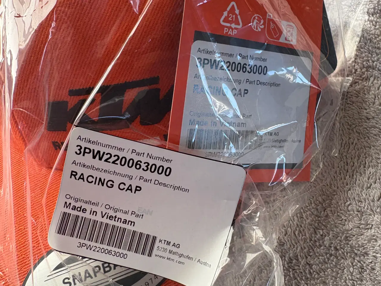 Billede 2 - KTM CAP - ny