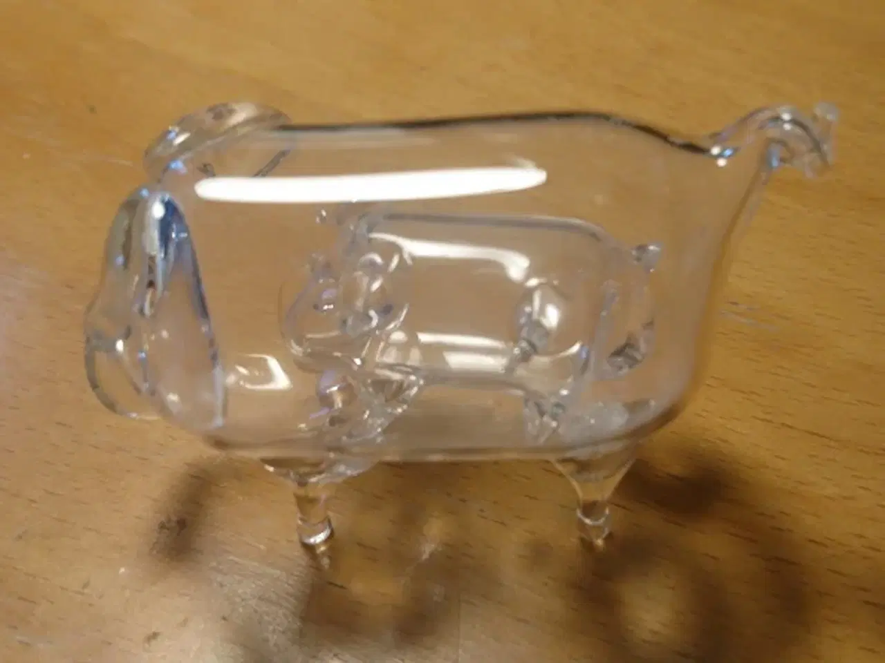 Billede 6 - Glasgris med mindre glasgris inden i