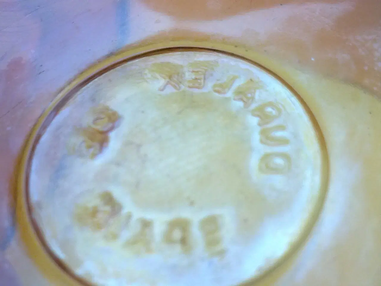 Billede 2 - Orange glas dip & fad mini el tarot kage på