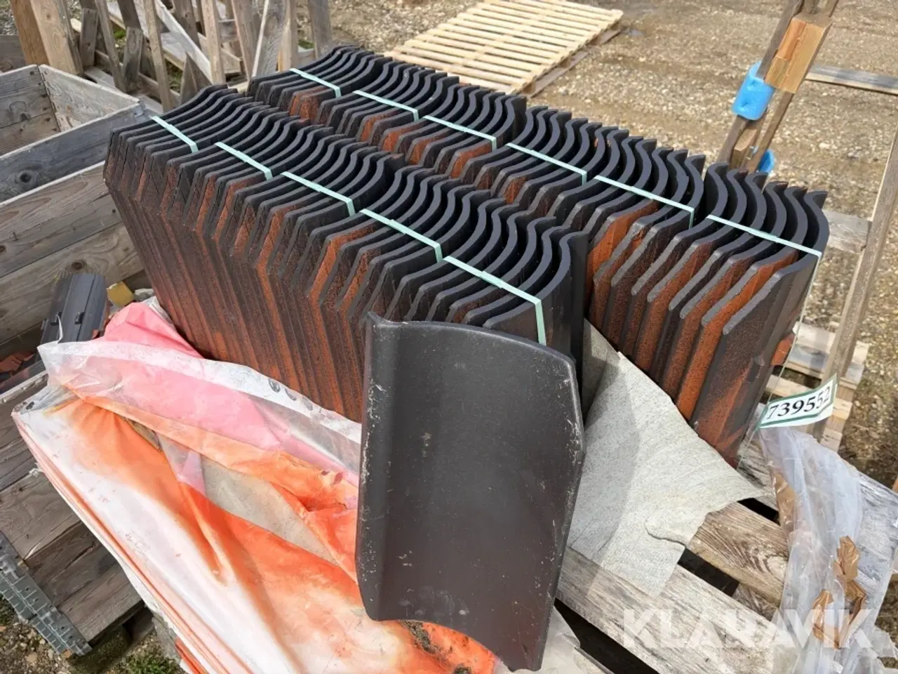 Billede 3 - Tagsten Randers Tegl Højslev LD sort engoberet 300 styk