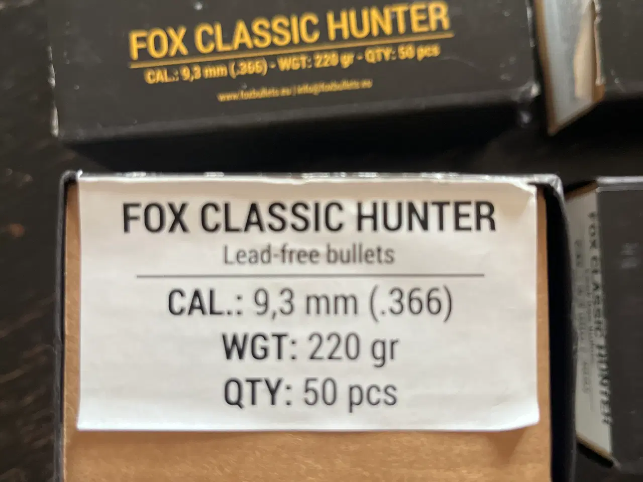 Billede 1 - 9,3 mm blyfri FOX kugler - Genladning