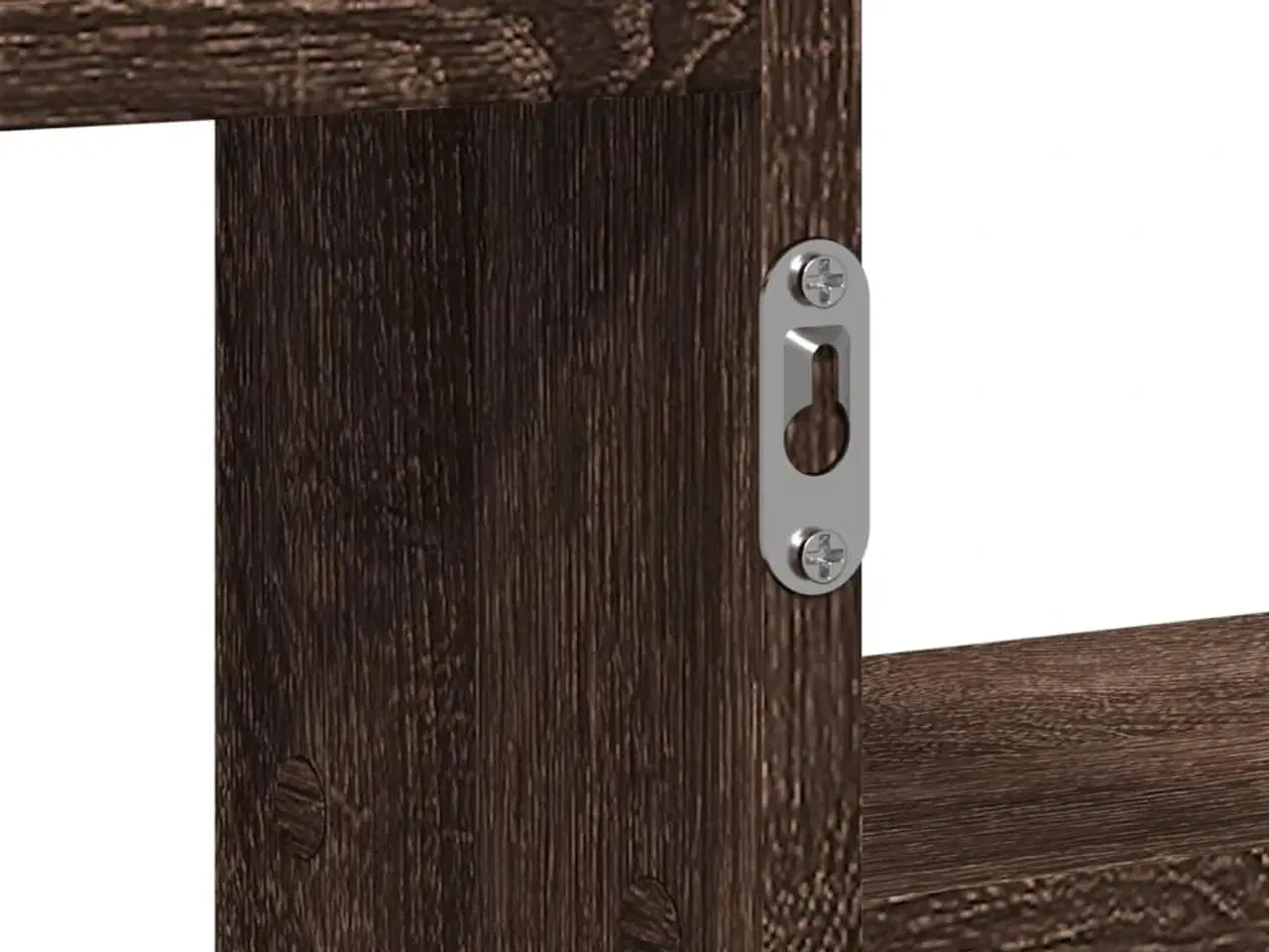 Billede 9 - Væghylde 104x15x49 cm konstrueret træ brun egetræsfarve