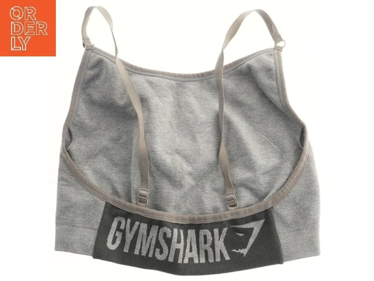 Billede 2 - Grå sports-bh med stropper fra Gymshark (str. M)