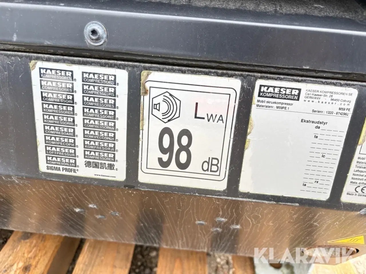 Billede 7 - Mobil skruekompressor Kaeser M59 PE