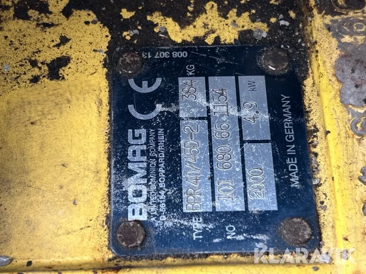 Billede 5 - Pladevibrator Bomag BPR40/45-D2