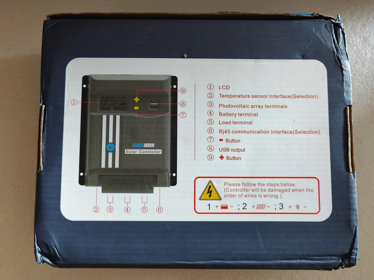 Billede 5 - 12/24 volt MPPT 100/40 oplader til off grid anlæg