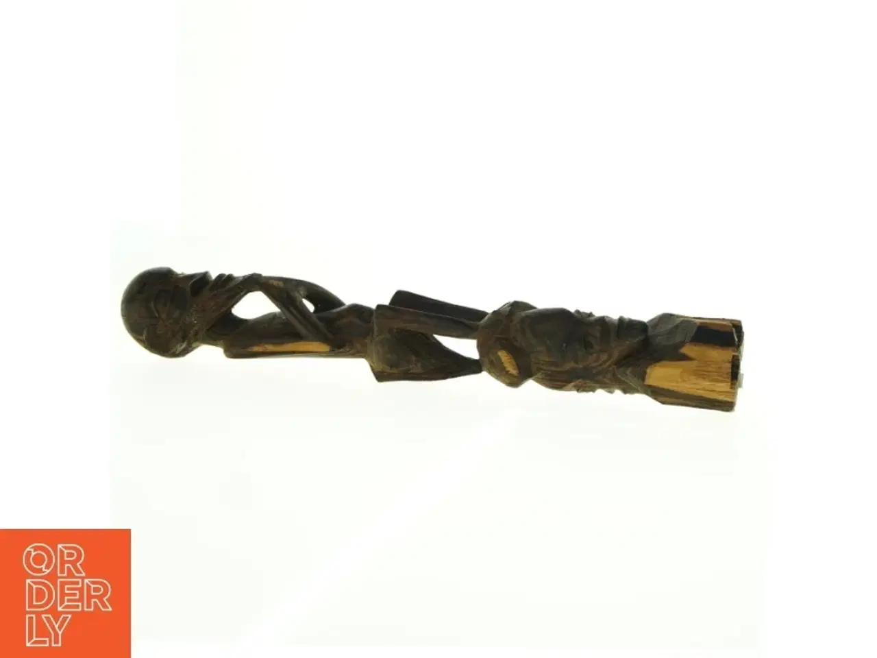 Billede 3 - Udskåret træfigur (str. 45. x 7 cm)