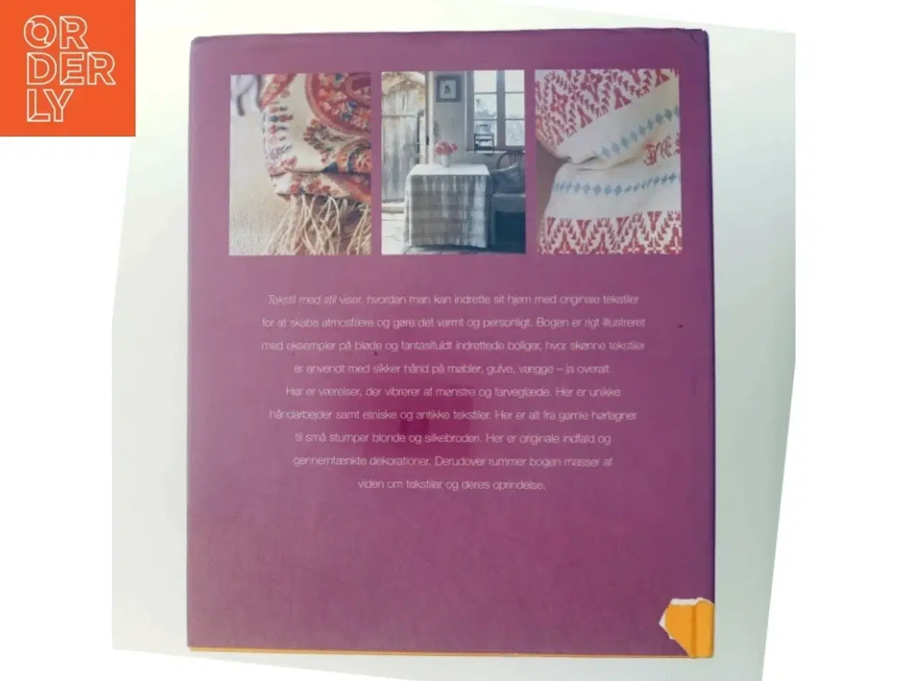 Billede 3 - Tekstil med stil indretningsbog
