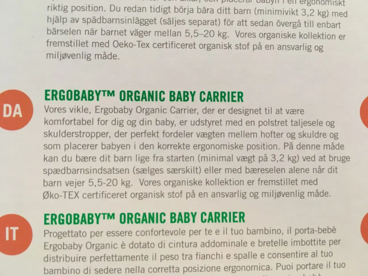 Billede 4 - Ergobaby bæresele