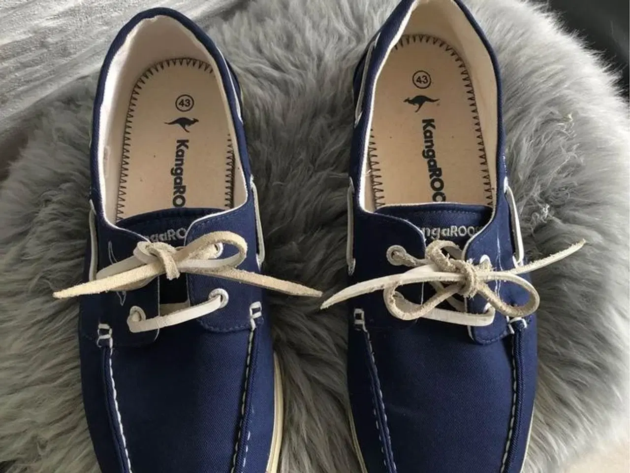 Billede 1 - Kangaroos lærredssko - Str. 43
