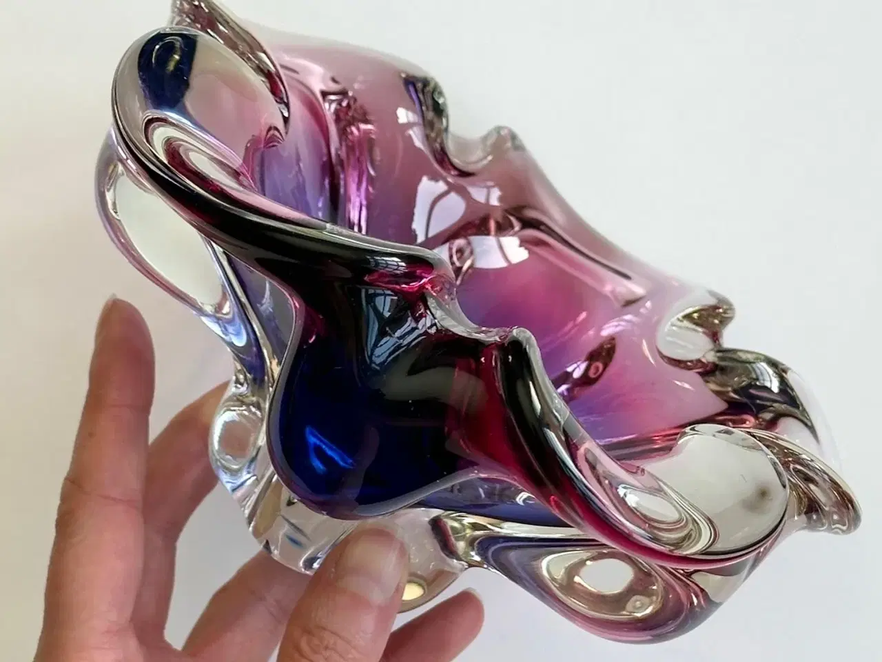 Billede 4 - Tjekkisk flammeskål, lilla