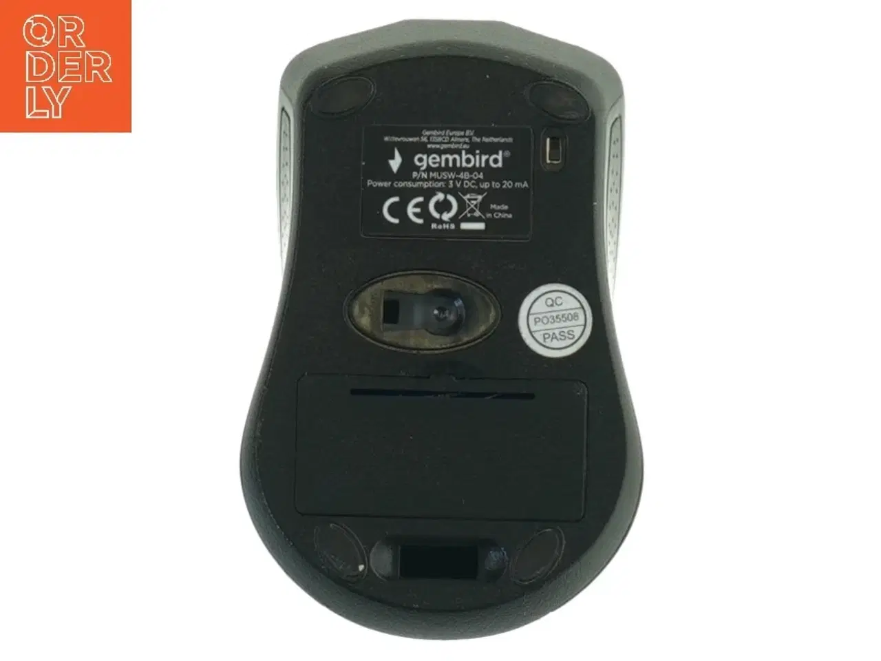 Billede 3 - Sort trådløs mus fra Gembird (str. 10x7 cm)