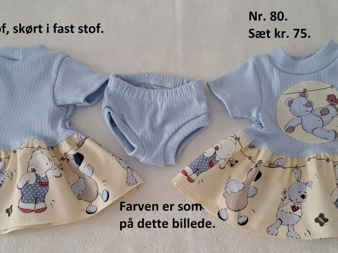Billede 3 - Babyborn, kjole og trusse, sparkedragt, joggingsæt