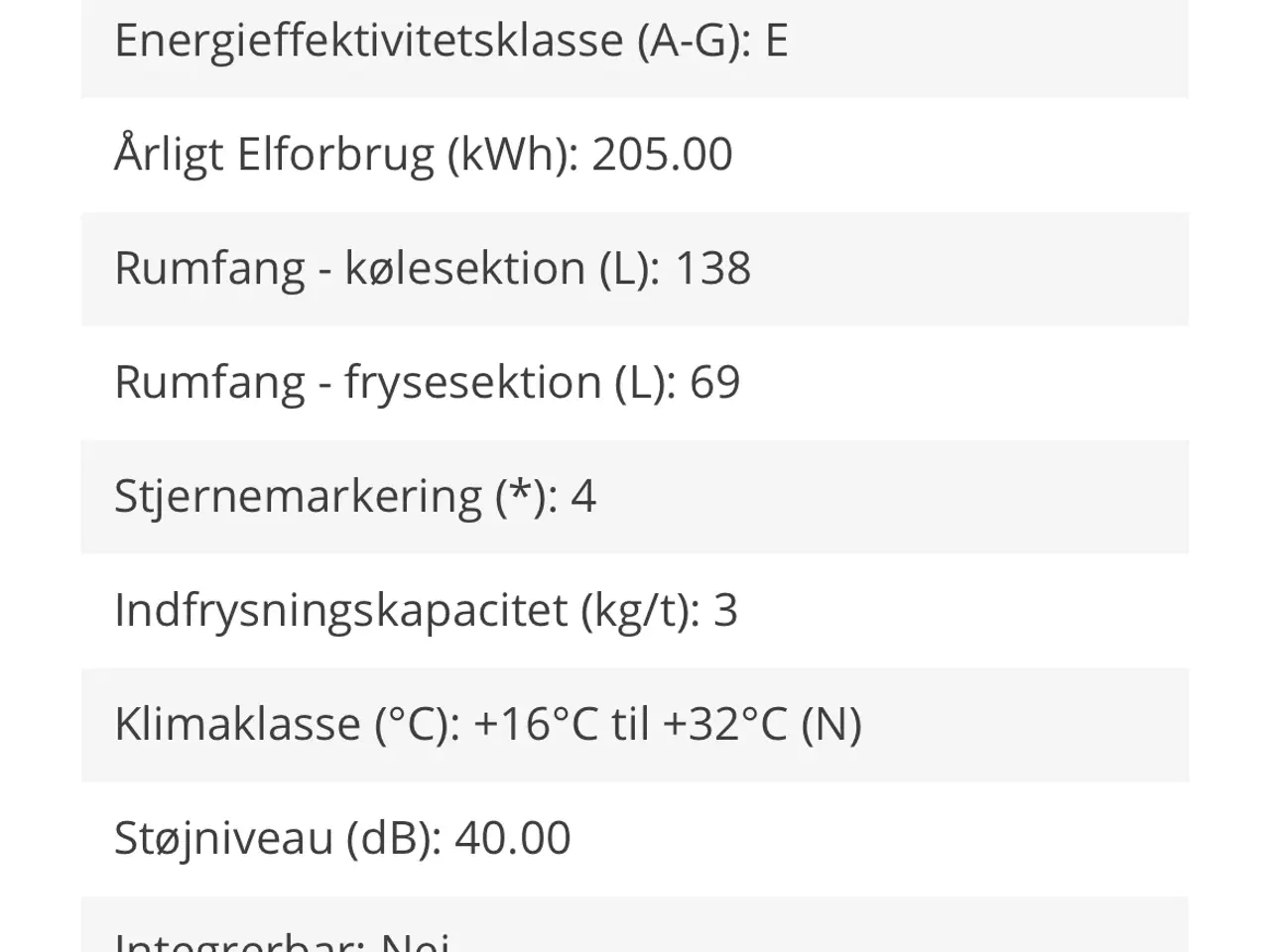 Billede 5 - Køle/fryseskab