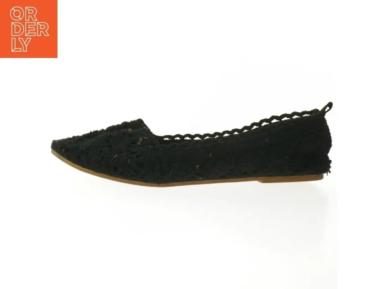 Billede 1 - Sorte ballerina sko i blonde fra H&M (str. 38 )