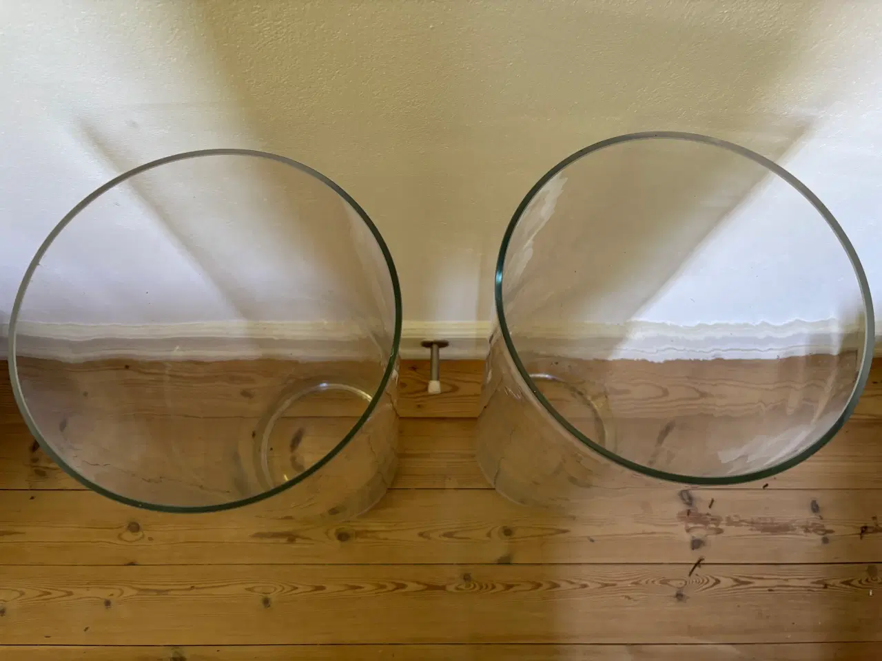 Billede 2 - 2 x gulvvaser i glas 