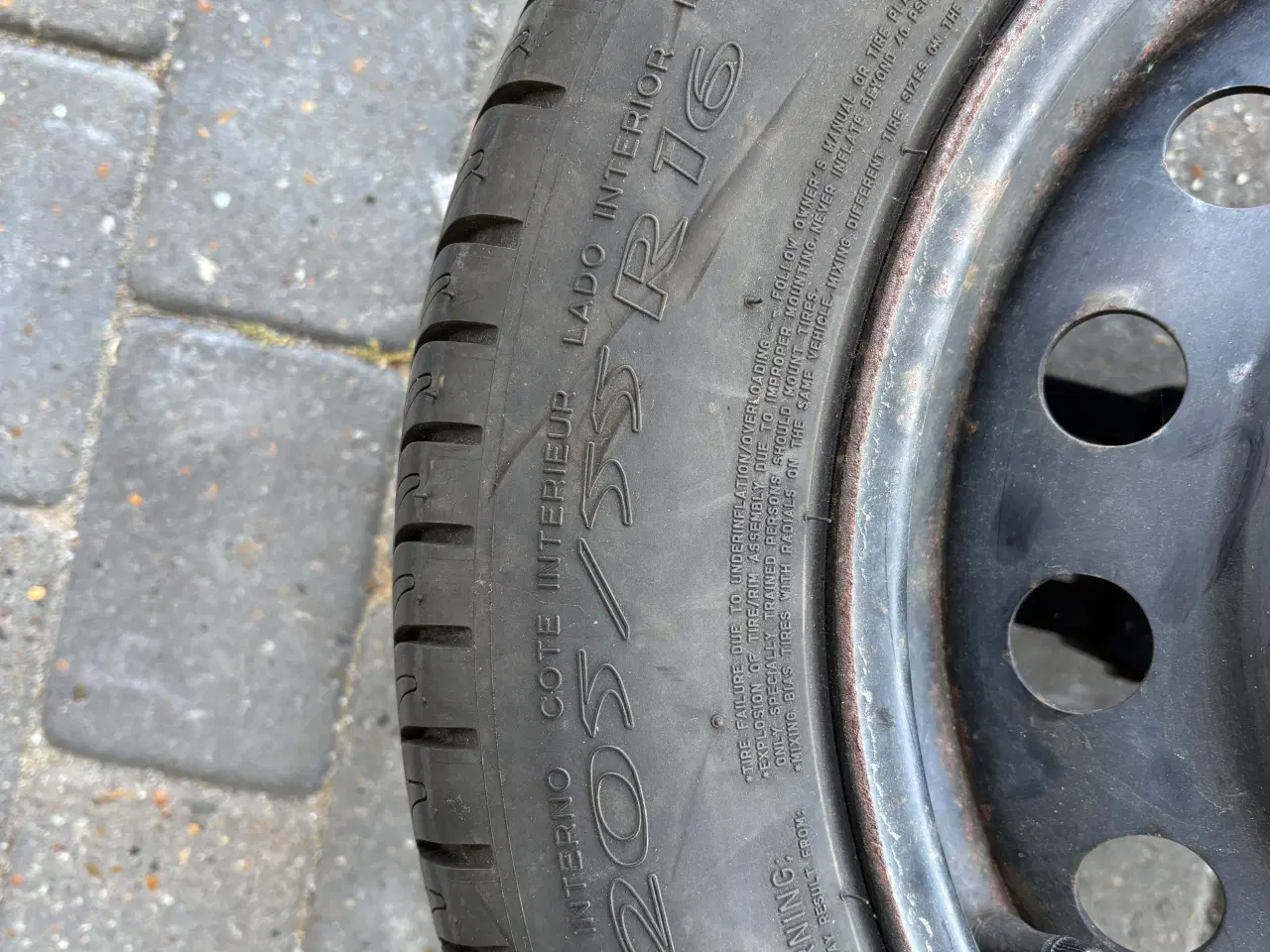 Billede 2 - Reservehjul og hjulvogn