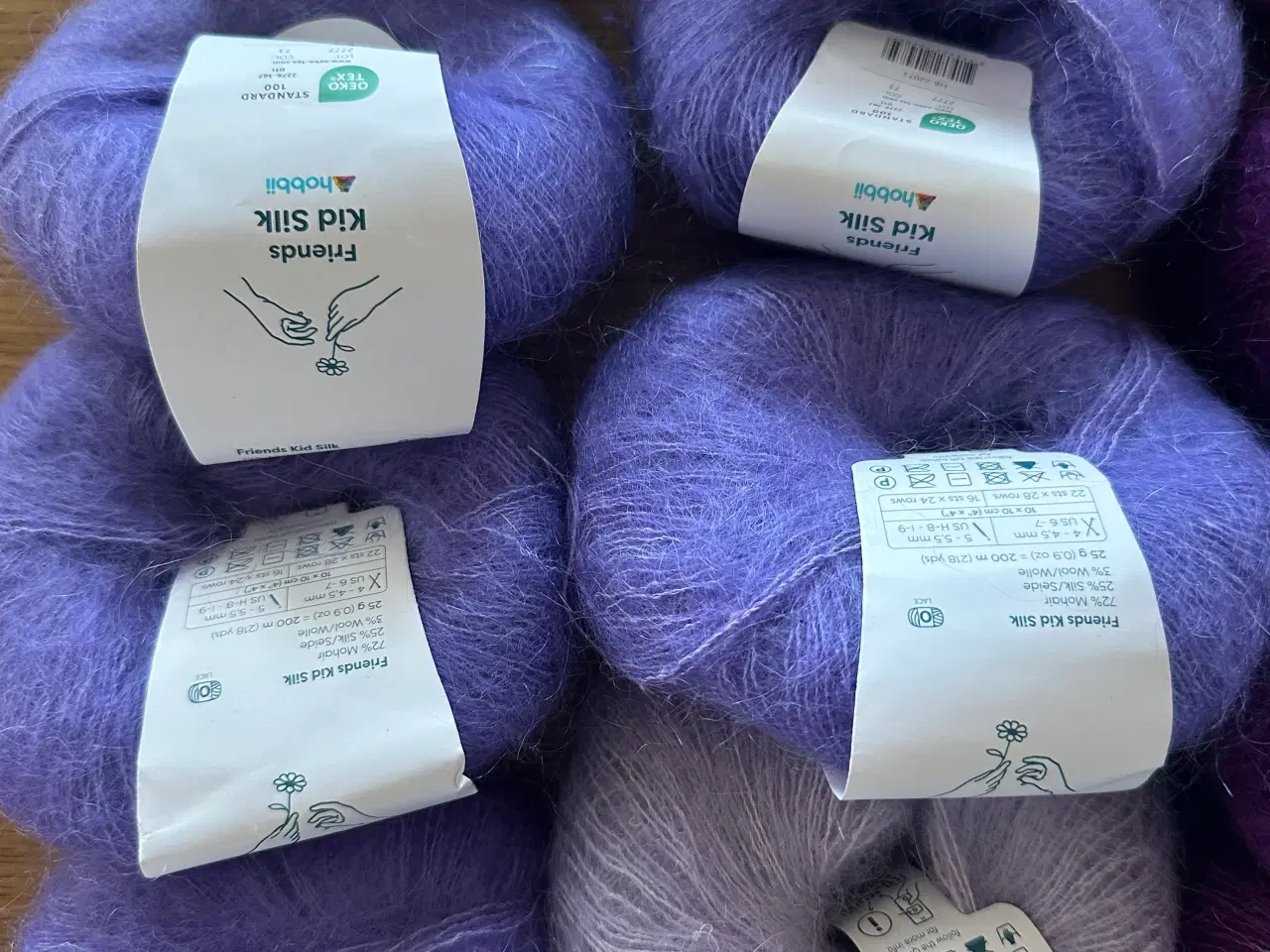 Billede 2 - 400 g. Kid Silk. Røgfrit 