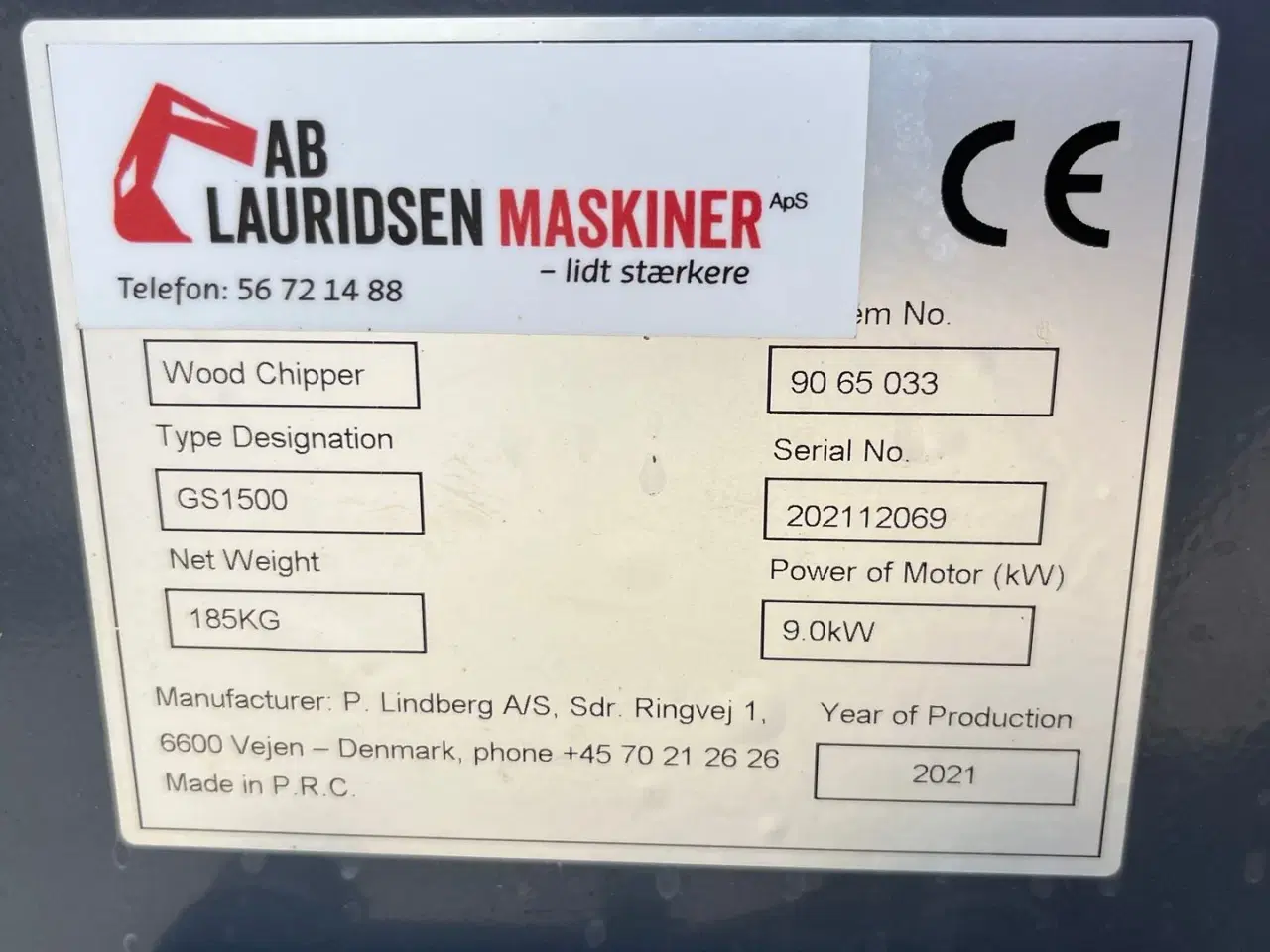 Billede 9 - Wood Chipper gs1500 Demo flishugger står som ny!