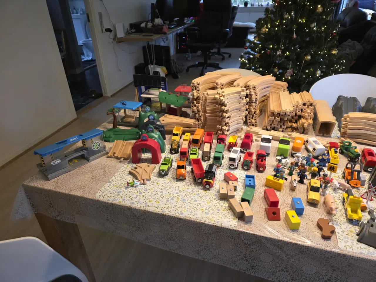 Billede 6 - KÆMPE BRIO TOGBANESAMLING - Masser af skinner, bro