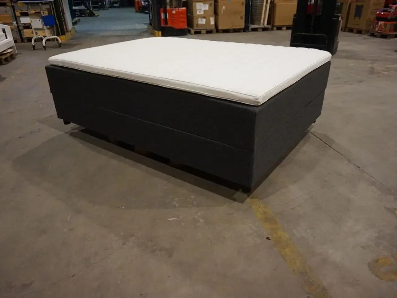 Billede 5 - Nordisk Fjer B110 seng med opbevaring 140x200 cm Antracit