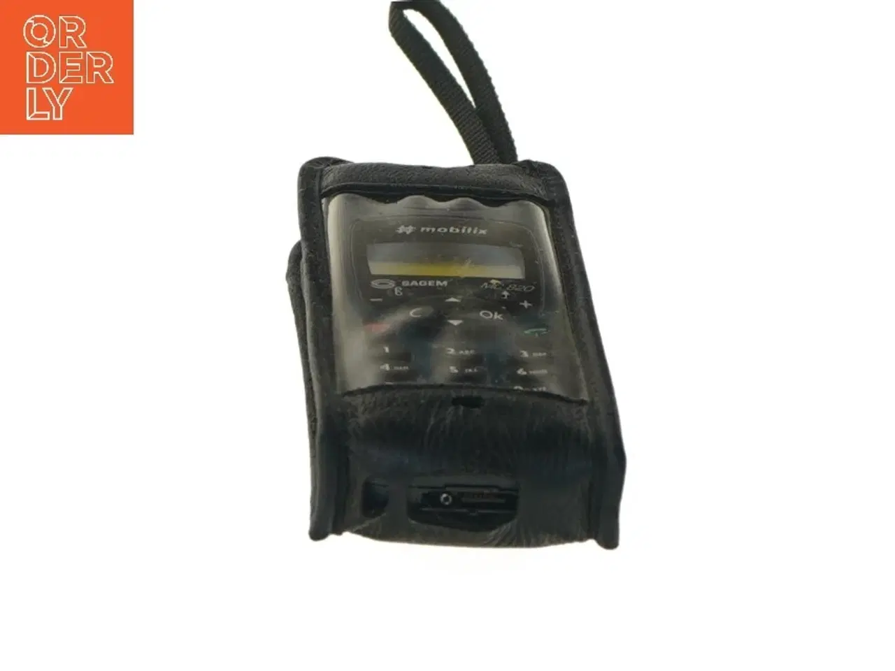 Billede 2 - Mobiltelefon i taske fra Sagem (str. 16x6 cm)