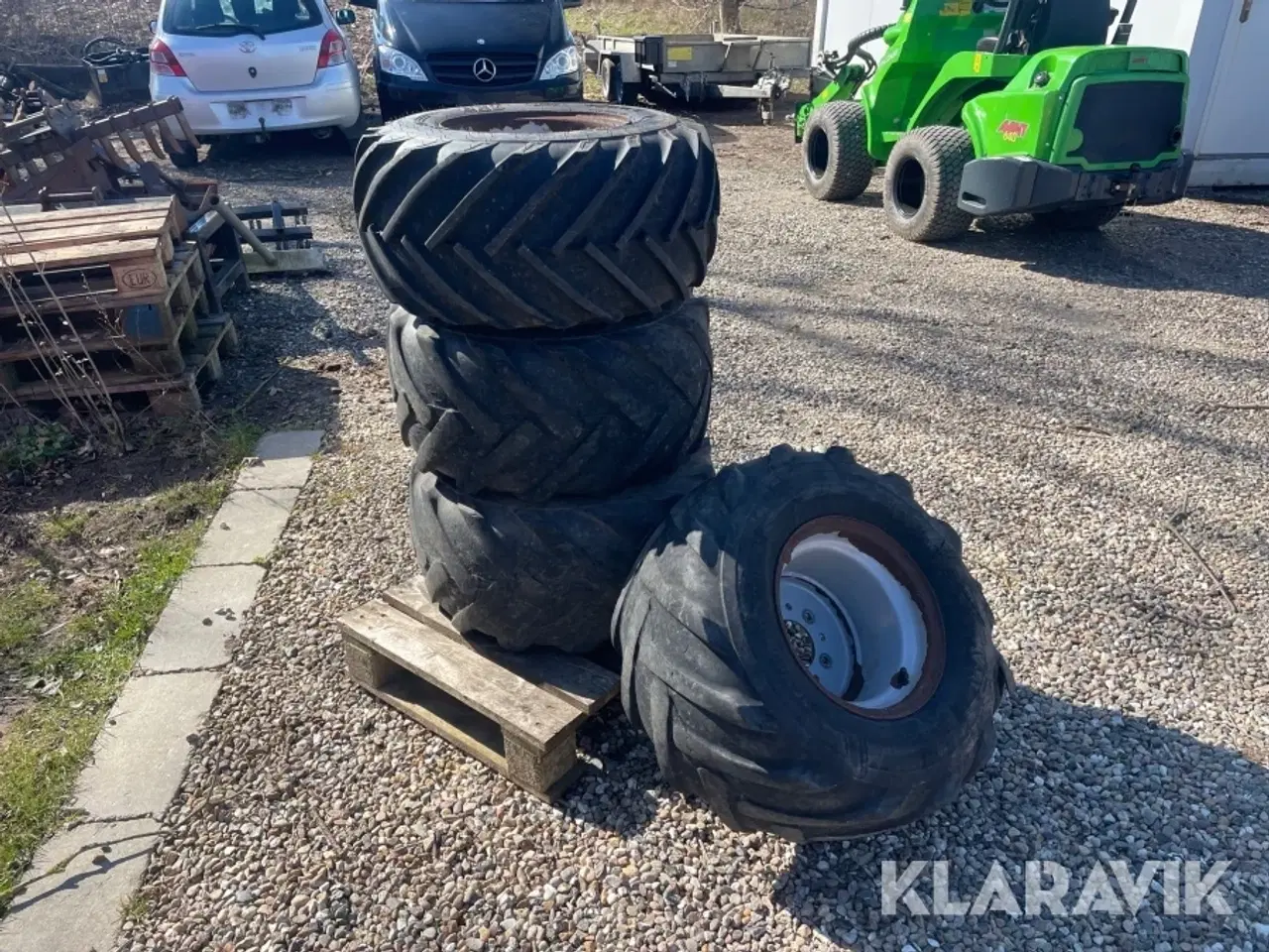 Billede 3 - Dæk til minilæsser BKT 26x12.00-12 4 styk