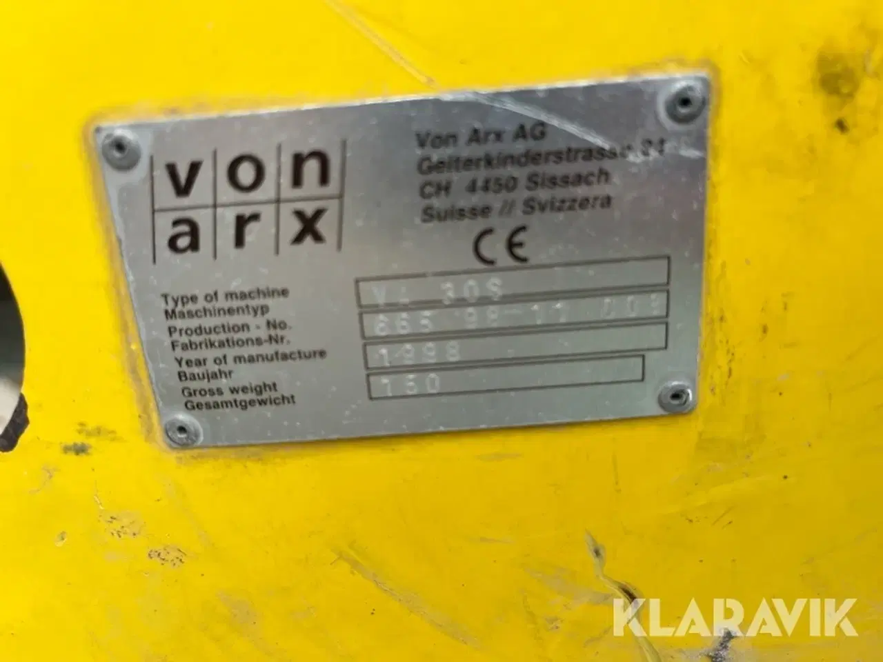Billede 12 - Overfladefræser Vonarx VA30S