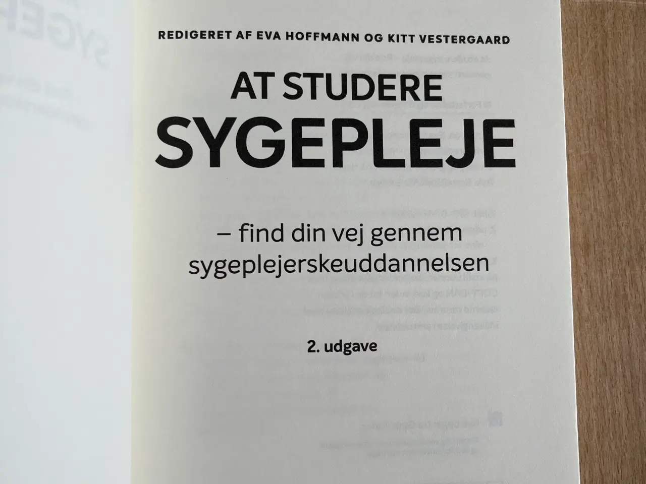 Billede 2 - At Studere Sygepleje, find din vej gennem Sygeplej