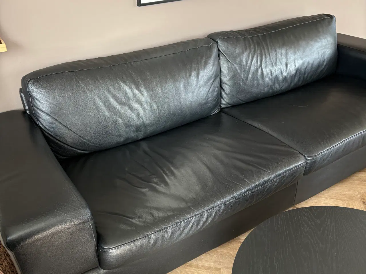 Billede 1 - Ilva lædersofa i rigtig god stand