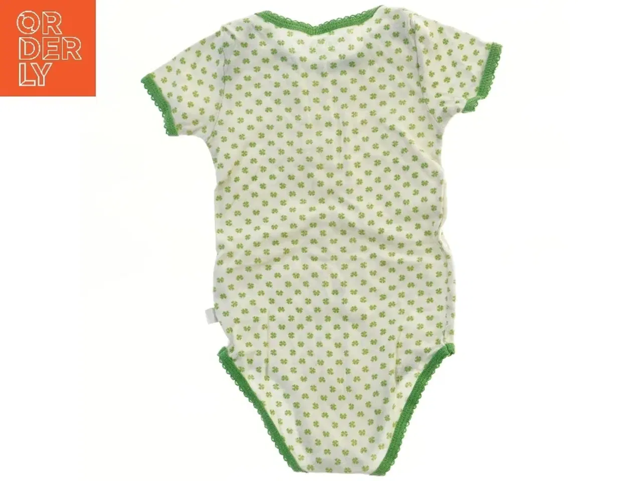 Billede 2 - Kortærmet bodystocking med kløverprint fra Holly’s (str. 86)