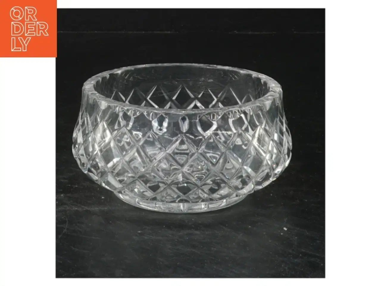 Billede 1 - Lille krystalskål (str. 11x6 cm)