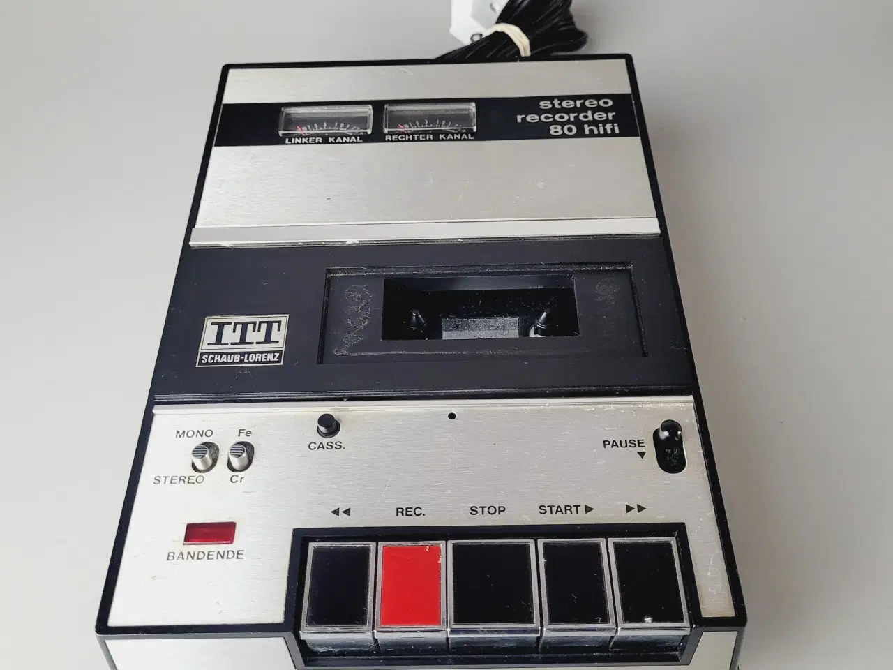Billede 1 - ⭐️· ITT Schaub-Lorenz Stereo Recorder 80 DEFEKT