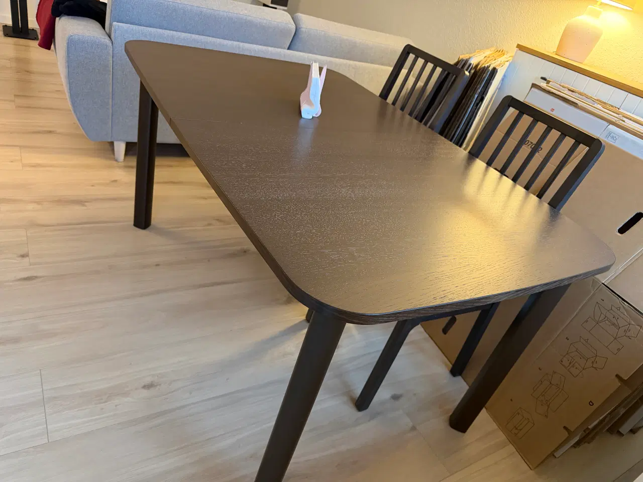 Billede 4 - IKEA Spisebord med udtræk, brun, 150/205/260x95 cm
