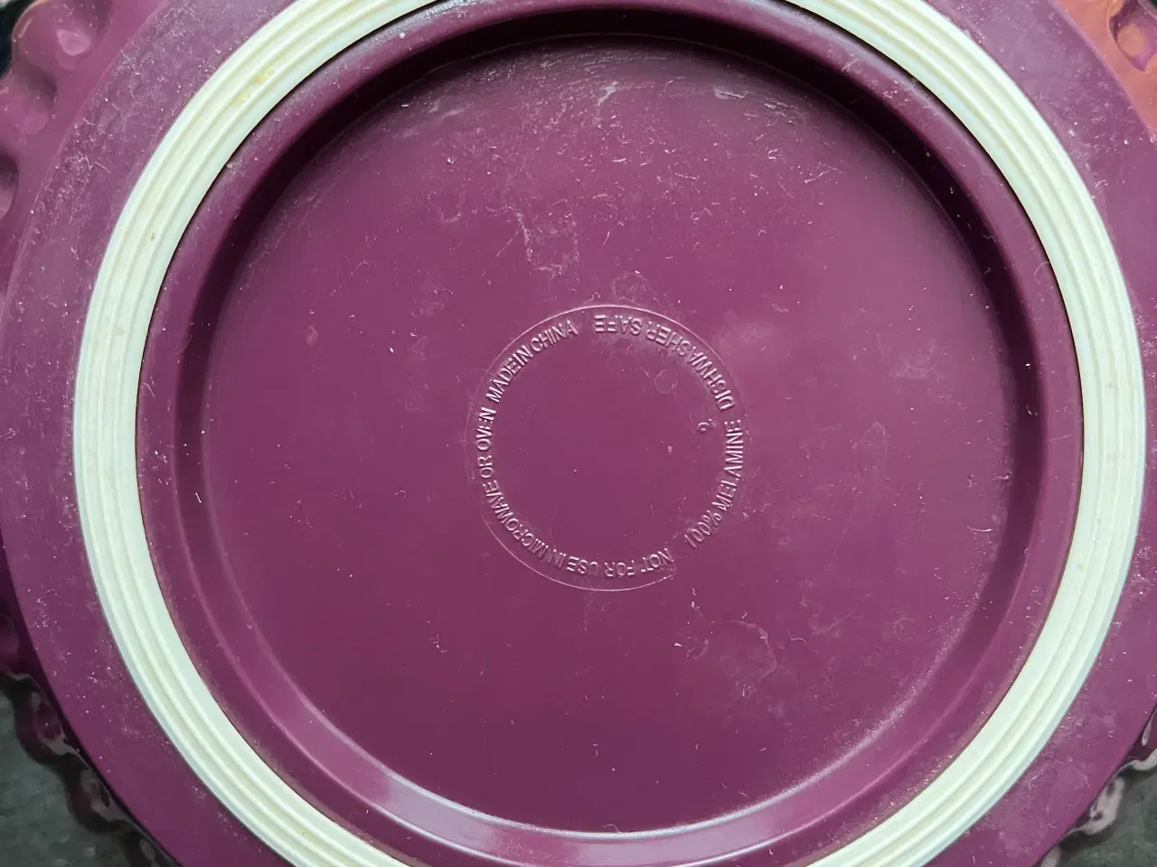 Billede 6 - Sæt med 3 riflede flerfarvede melamin skåle