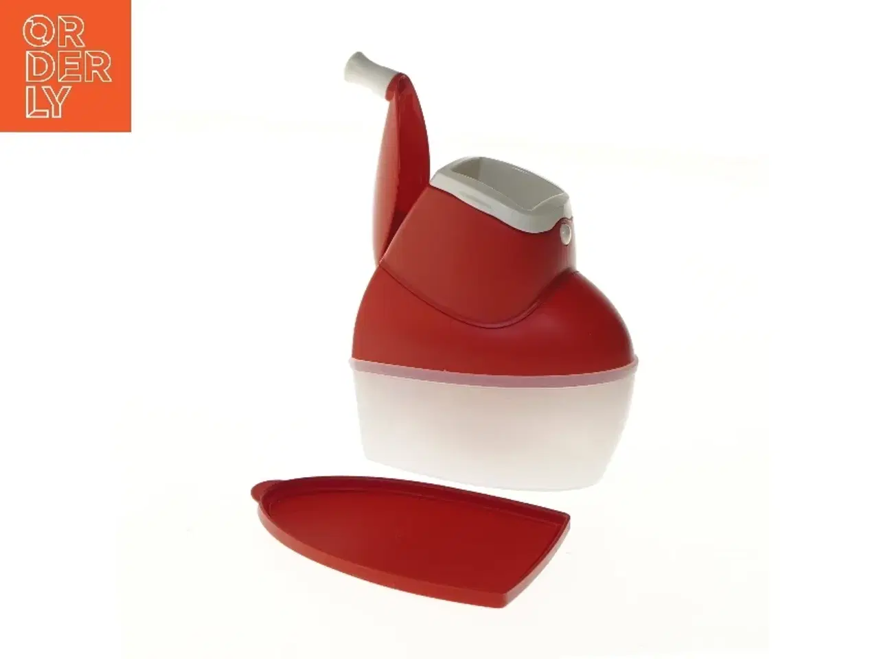 Billede 3 - Rød minihakker tupperware (str. 15,5 cm)