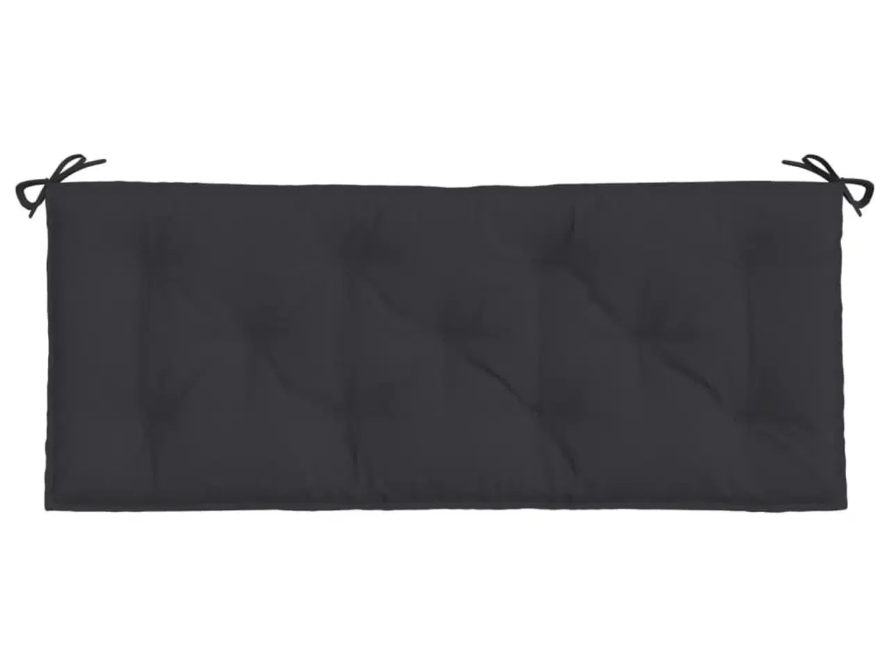 Billede 4 - Hynde til havebænk 120x(50+50)x7 cm oxfordstof sort