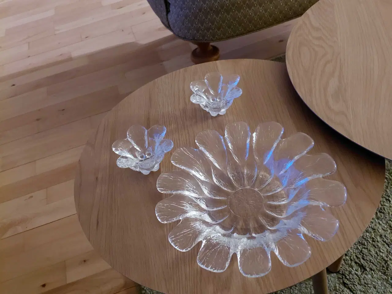 Billede 1 - Holmegård Skål 2 fyrfadsstager