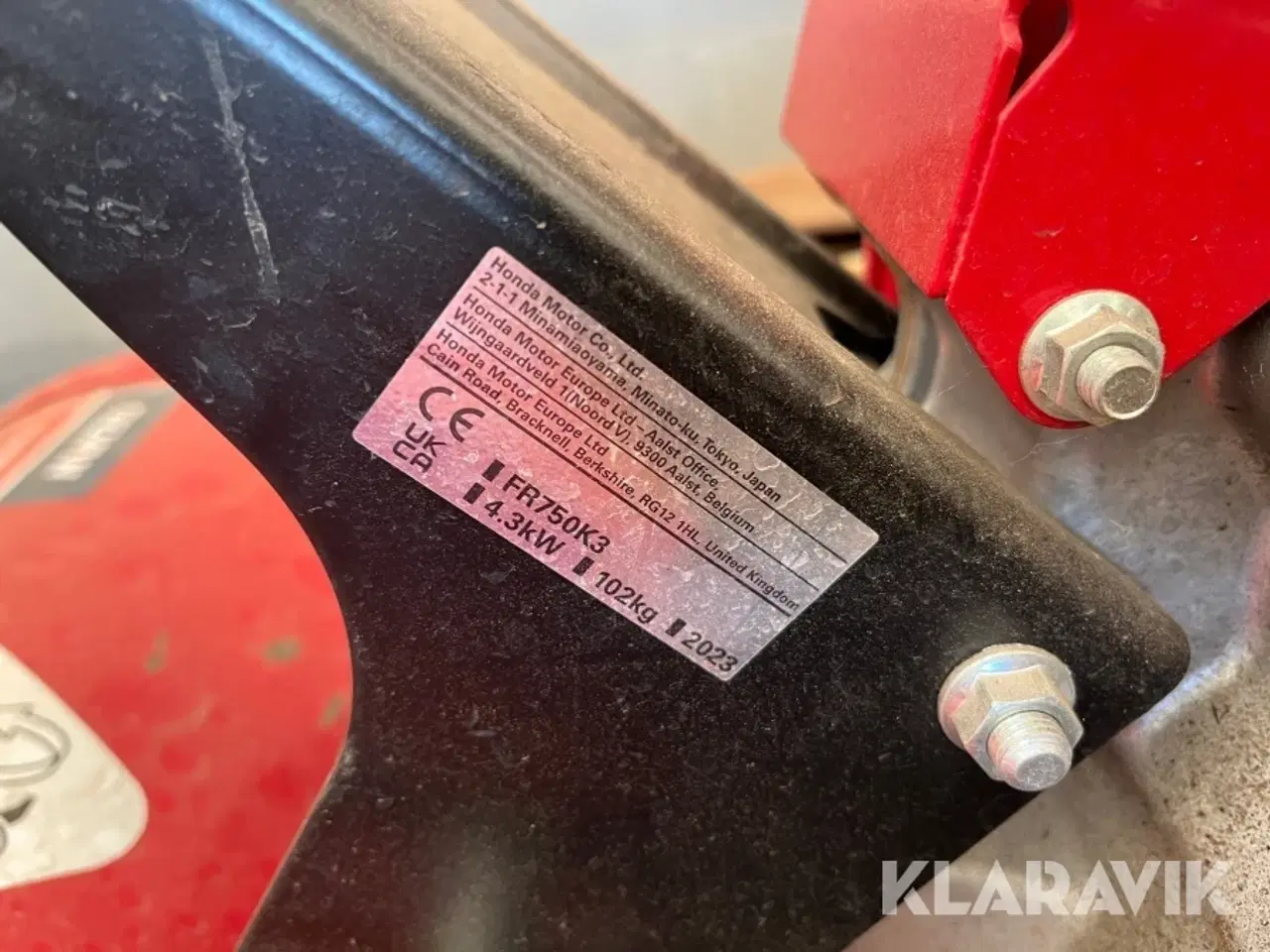 Billede 6 - Fræsere Honda FR750 2 styk