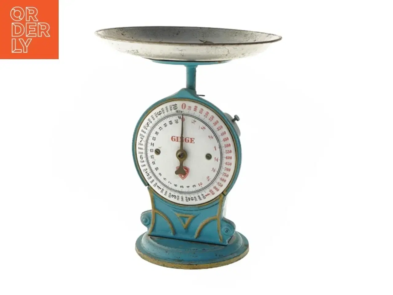 Billede 1 - Retro køkkenvægt fra Ginge (str. 24 cm)