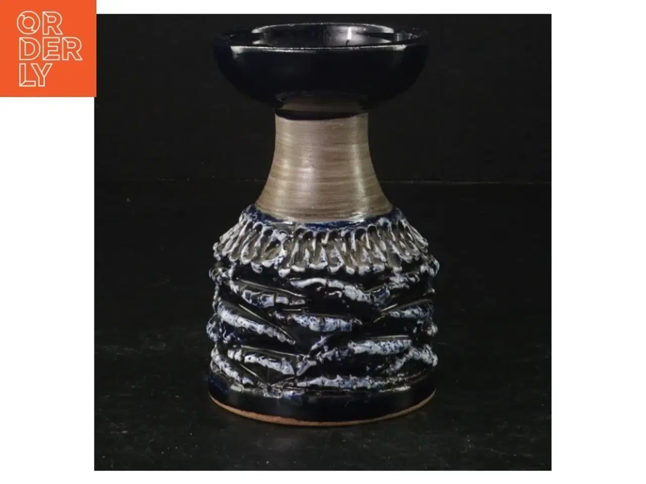 Billede 1 - Keramik lysestage (str. 13 cm)