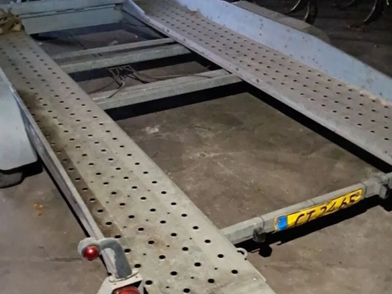 Billede 5 - Variant 2004a4 2 akslet biltrailer m. tip og hejs