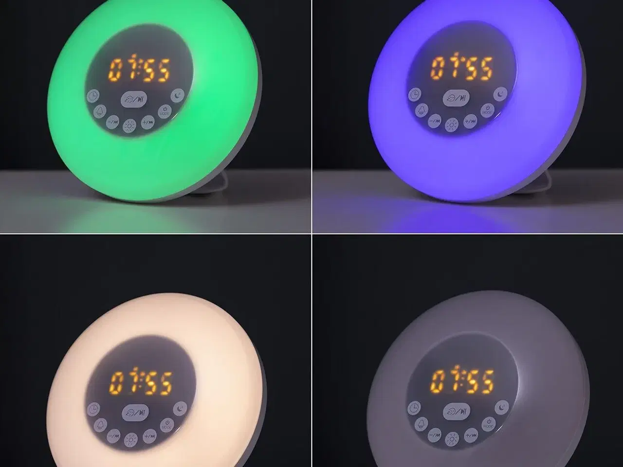 Billede 8 - Sunrilk genopladeligt solopgangsvækkeur med højttaler