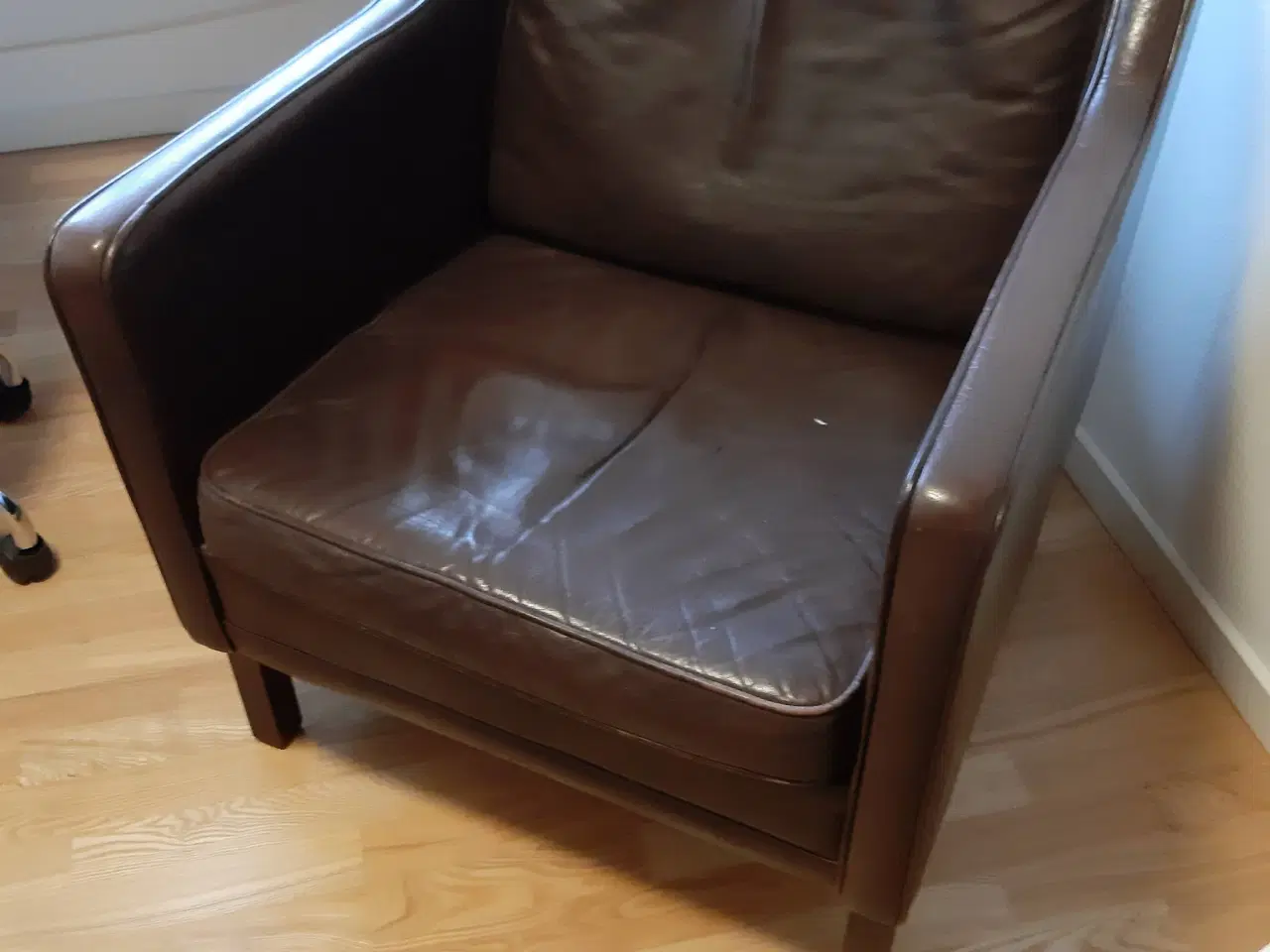 Billede 1 - Mogens Hansen læderstol